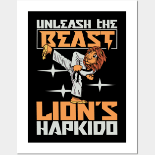 Lion does Hapkido Posters and Art